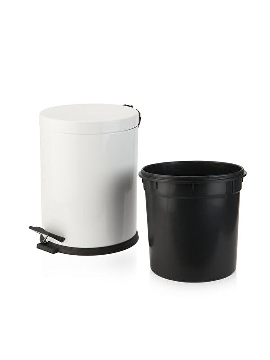 Bath Pedallı Çöp Kovası - Beyaz - 5 lt-2