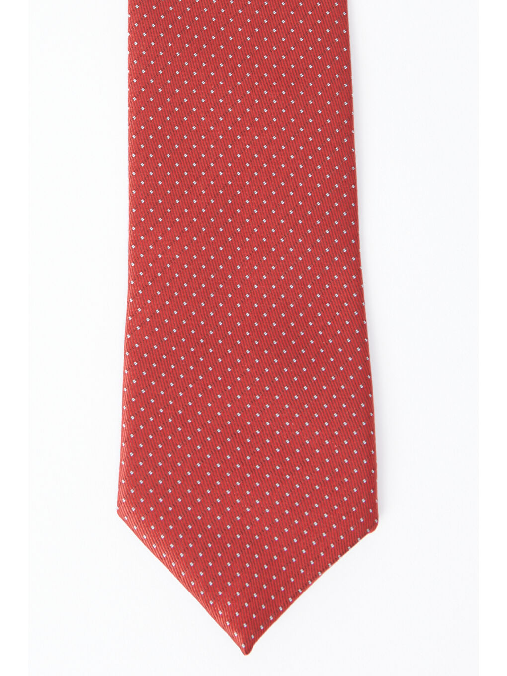 Erkek Kırmızı Desenli Kravat-1