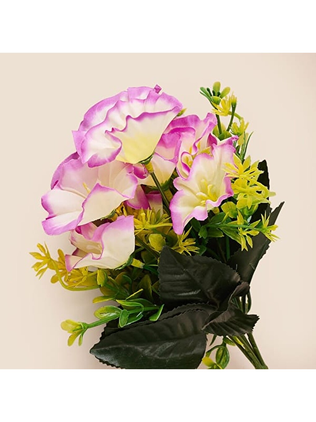 Karışık Deco Morning Glory 6'lı Dal Çiçek - Renkli - 30 cm-2