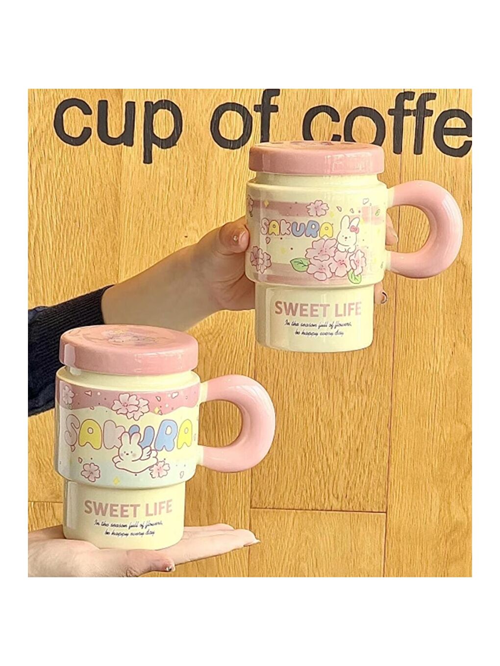 Karışık Mutlu Günler Temalı Seramik Kupa-2