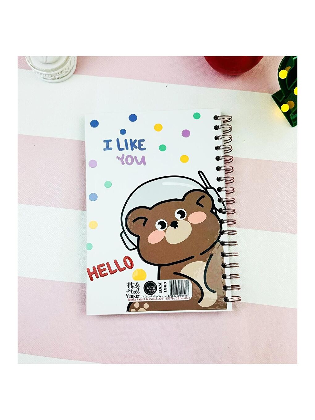 BAM HEDİYELİK EŞYA I Like You Tasarımlı Konuşan Ajanda - 4