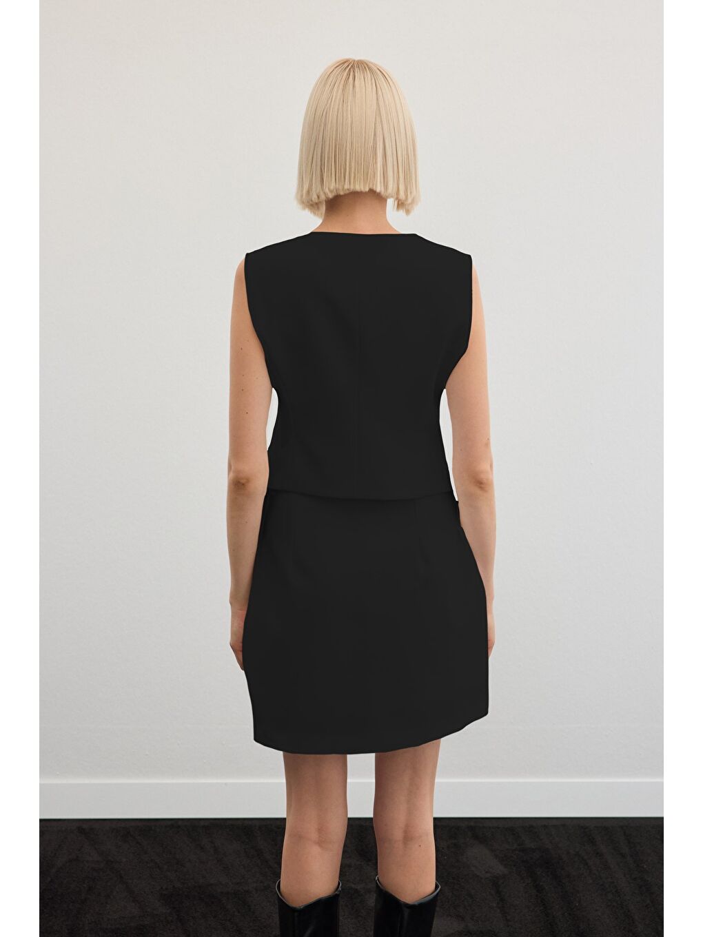 Klasik Yelek - Siyah-6