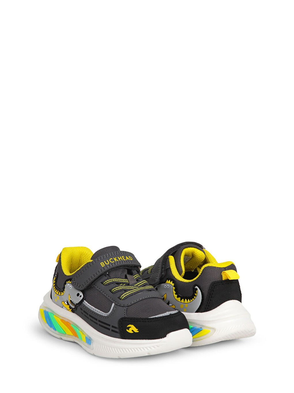 BUCK3043 REX Gri Erkek Çocuk Sneaker-4