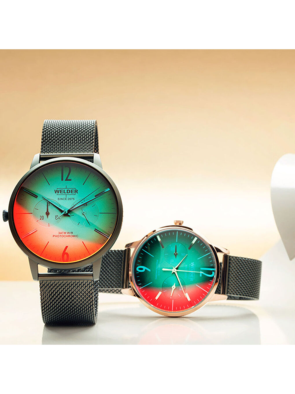 Yeşil WWRS419 42 mm Slim Kol Saati-3