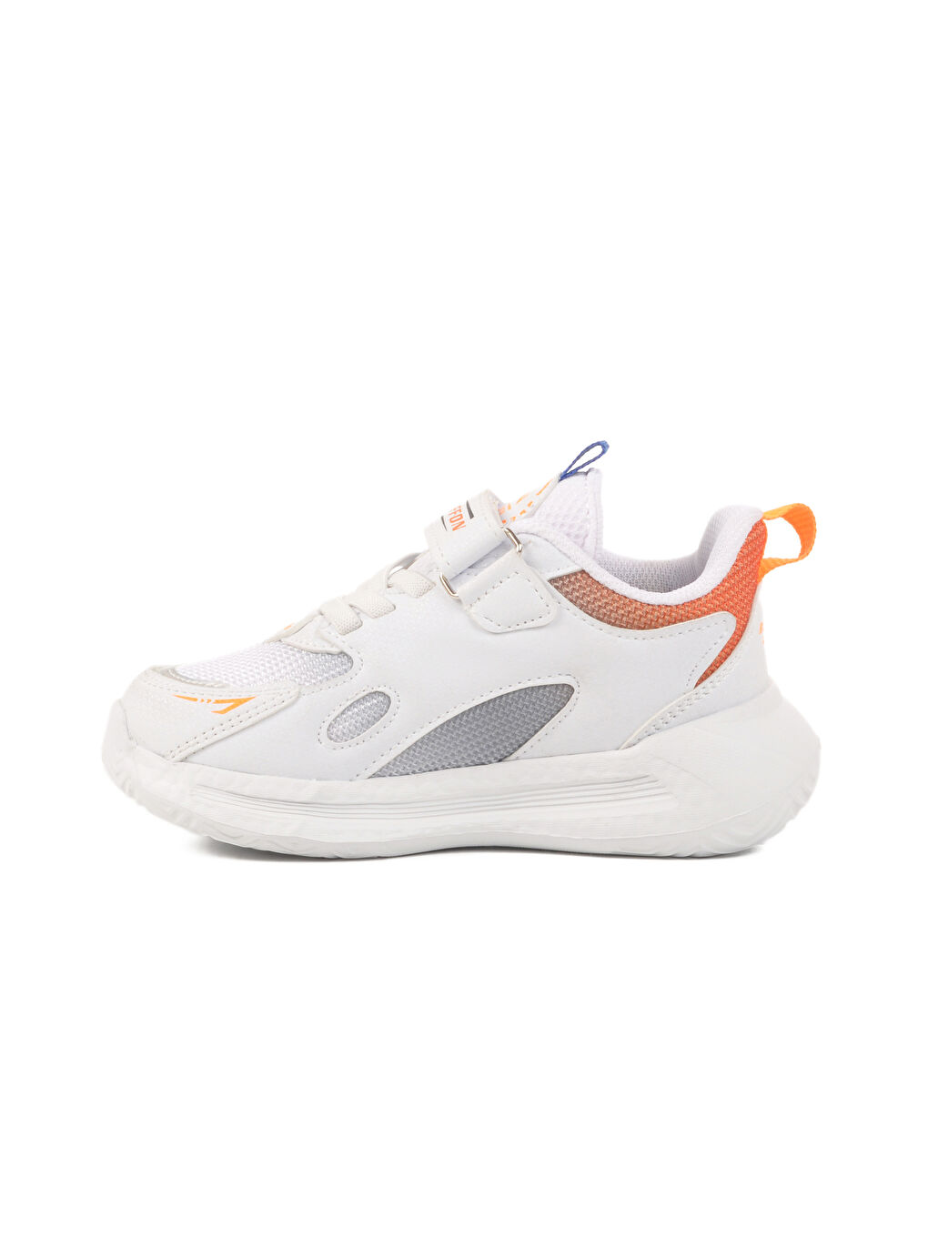 Beyaz Saks Cırtlı Fileli Çocuk Spor Ayakkabı 2480 P-1