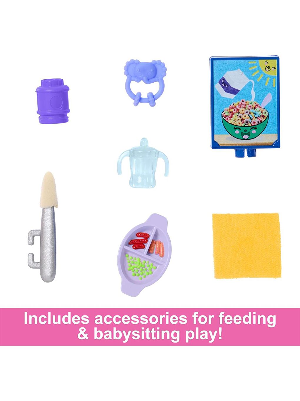 Bebek Bakıcısı Bebeği Ve Aksesuarları Oyun Setleri - Pembe Standart-1