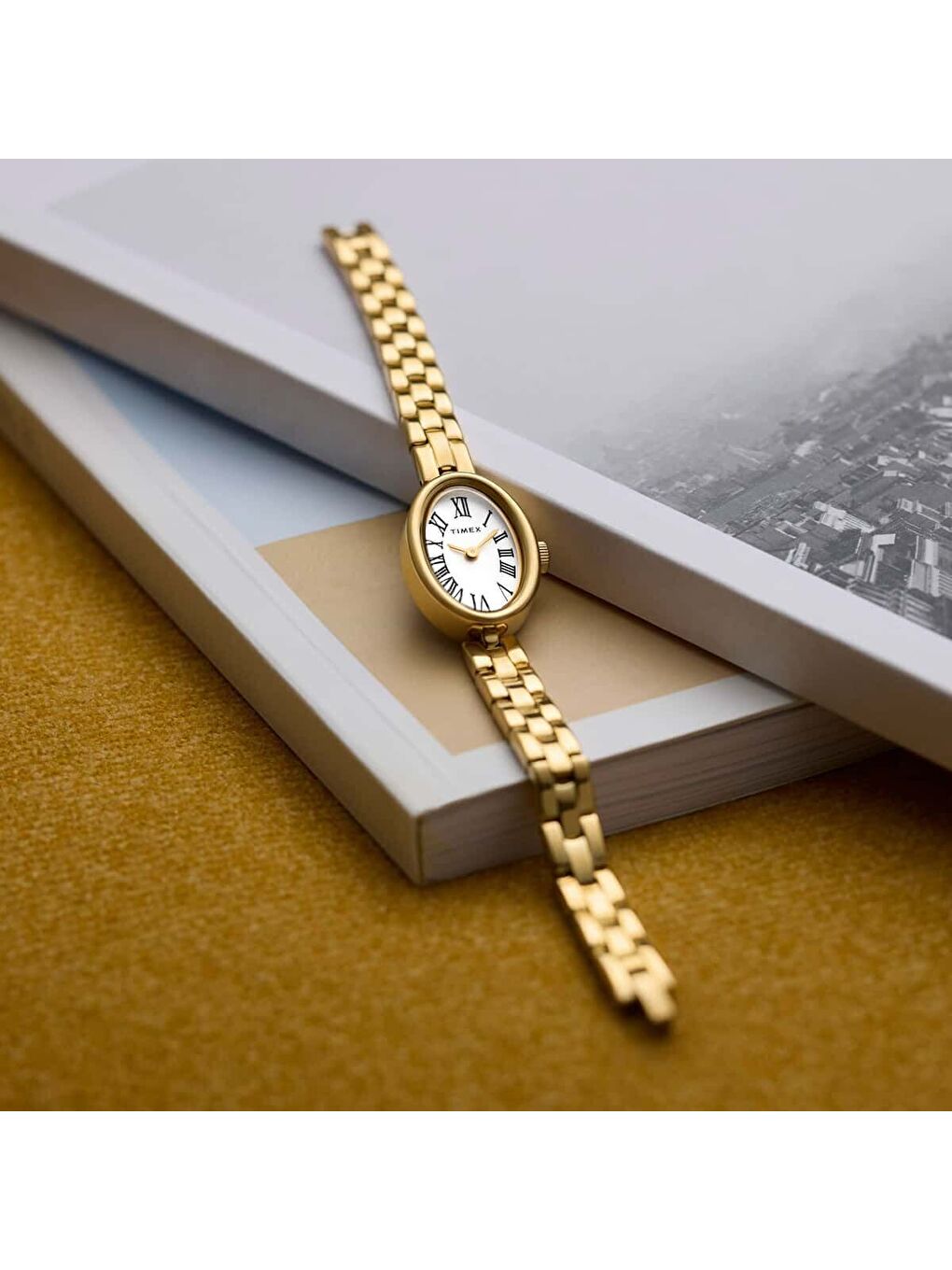 Sarı TW2Y26700 Kadın Kol Saati-6