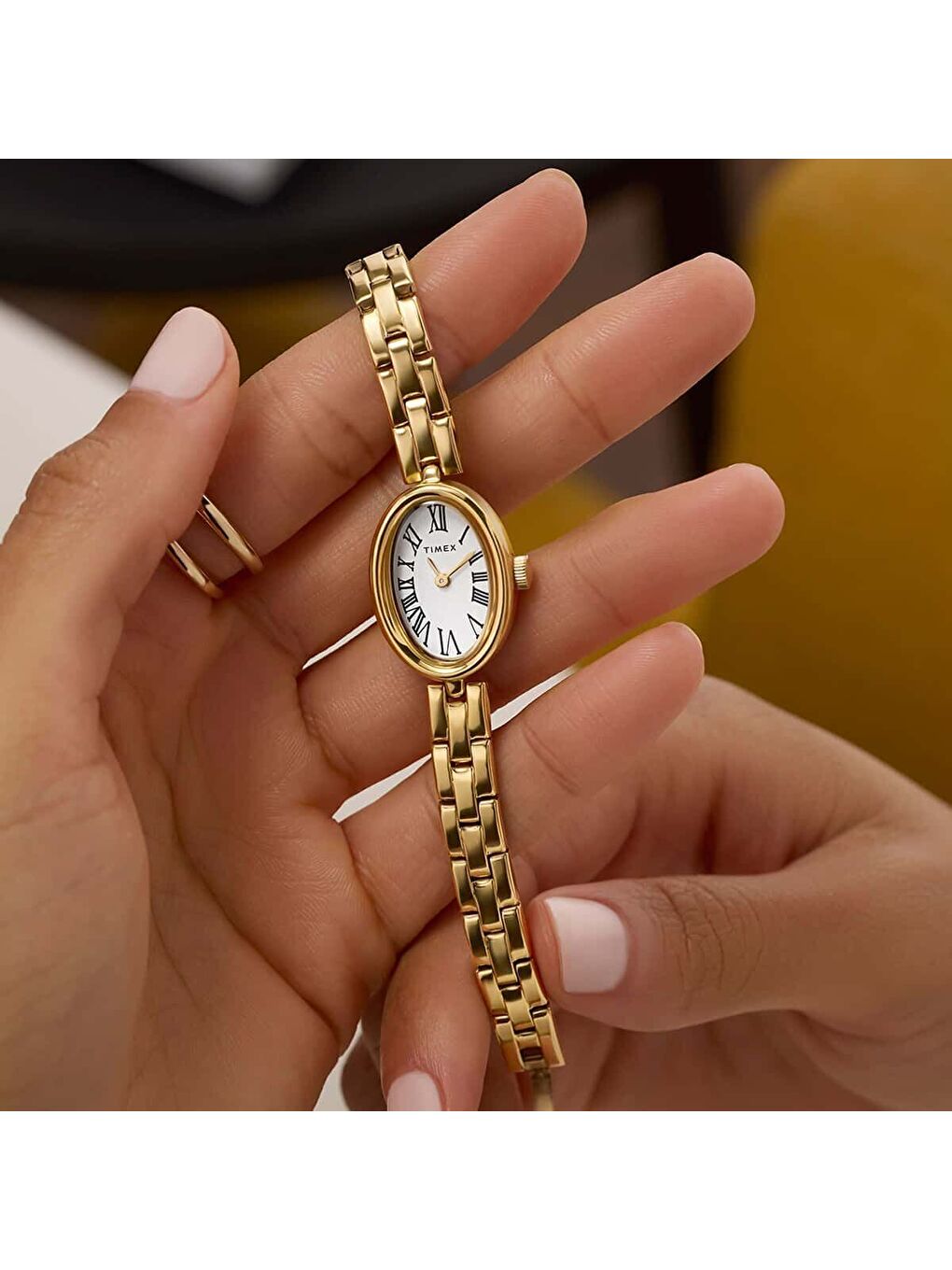 Sarı TW2Y26700 Kadın Kol Saati-7