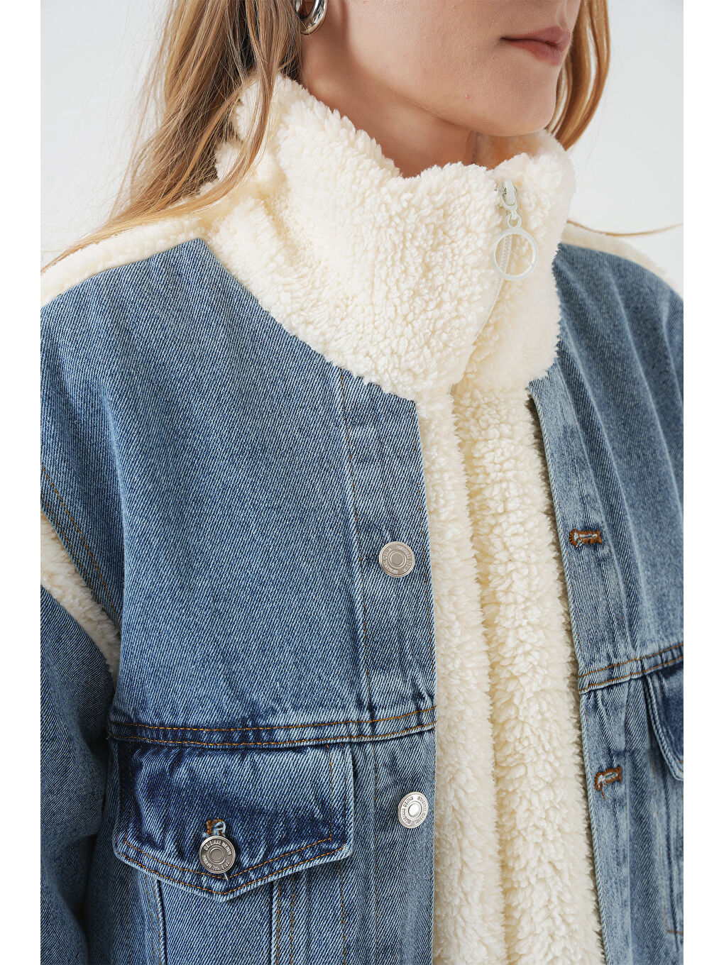 5198 Uzun Pelüş Jean Mont   Lacivert-5