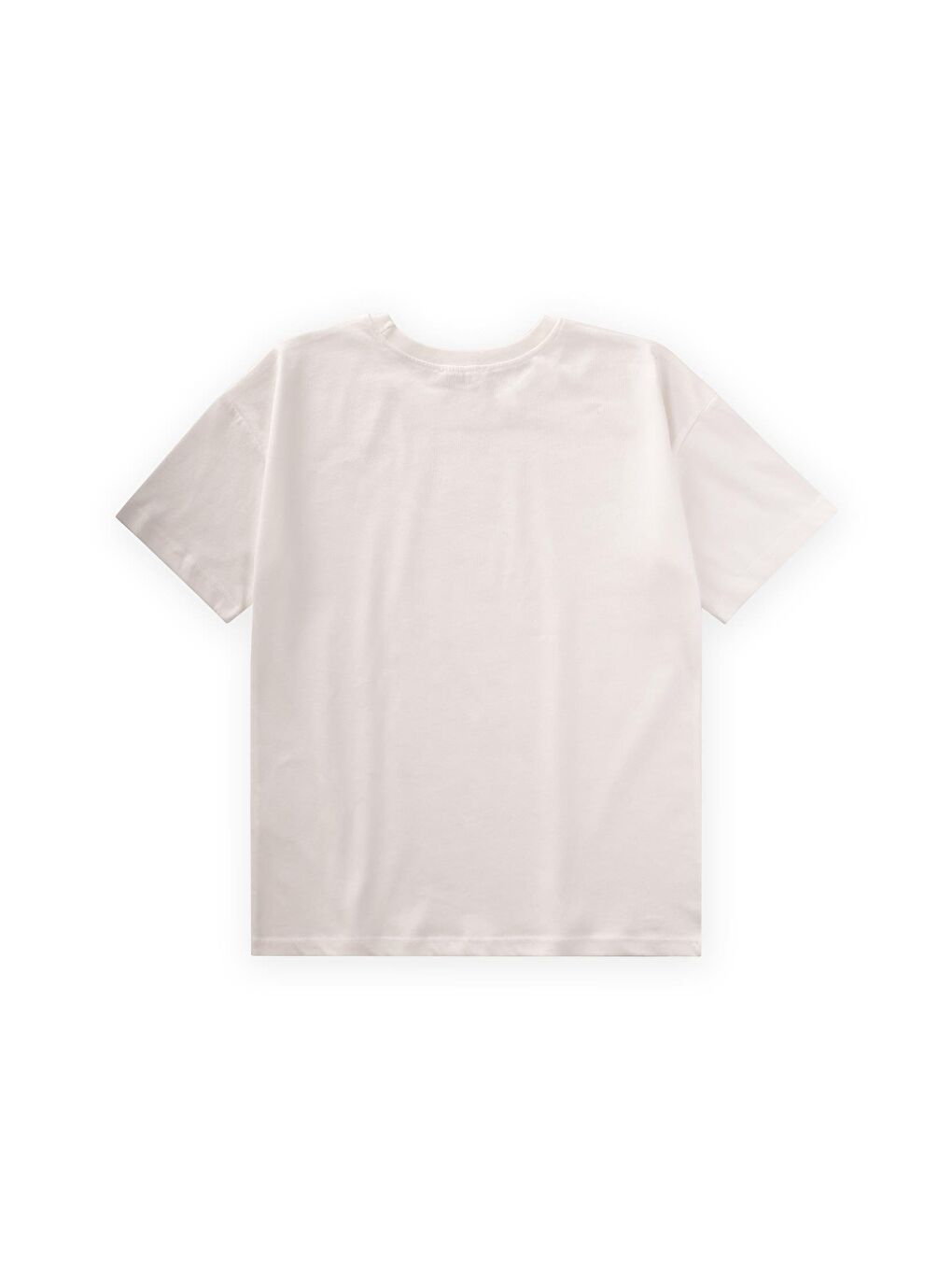 T-Shırt 8-14 Yaş Kırık Beyaz-1