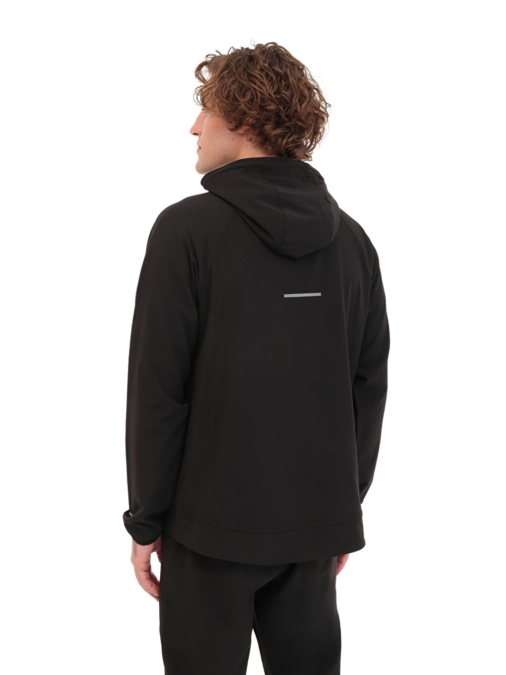 ML PEDRO18LPM04 5PR Siyah Erkek Fermuarlı Sweatshirt-1