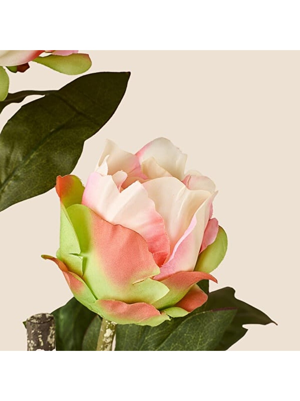 Karışık Deco İngiliz Gülü Yapay Dal Çiçek - Renkli - 73 cm-1