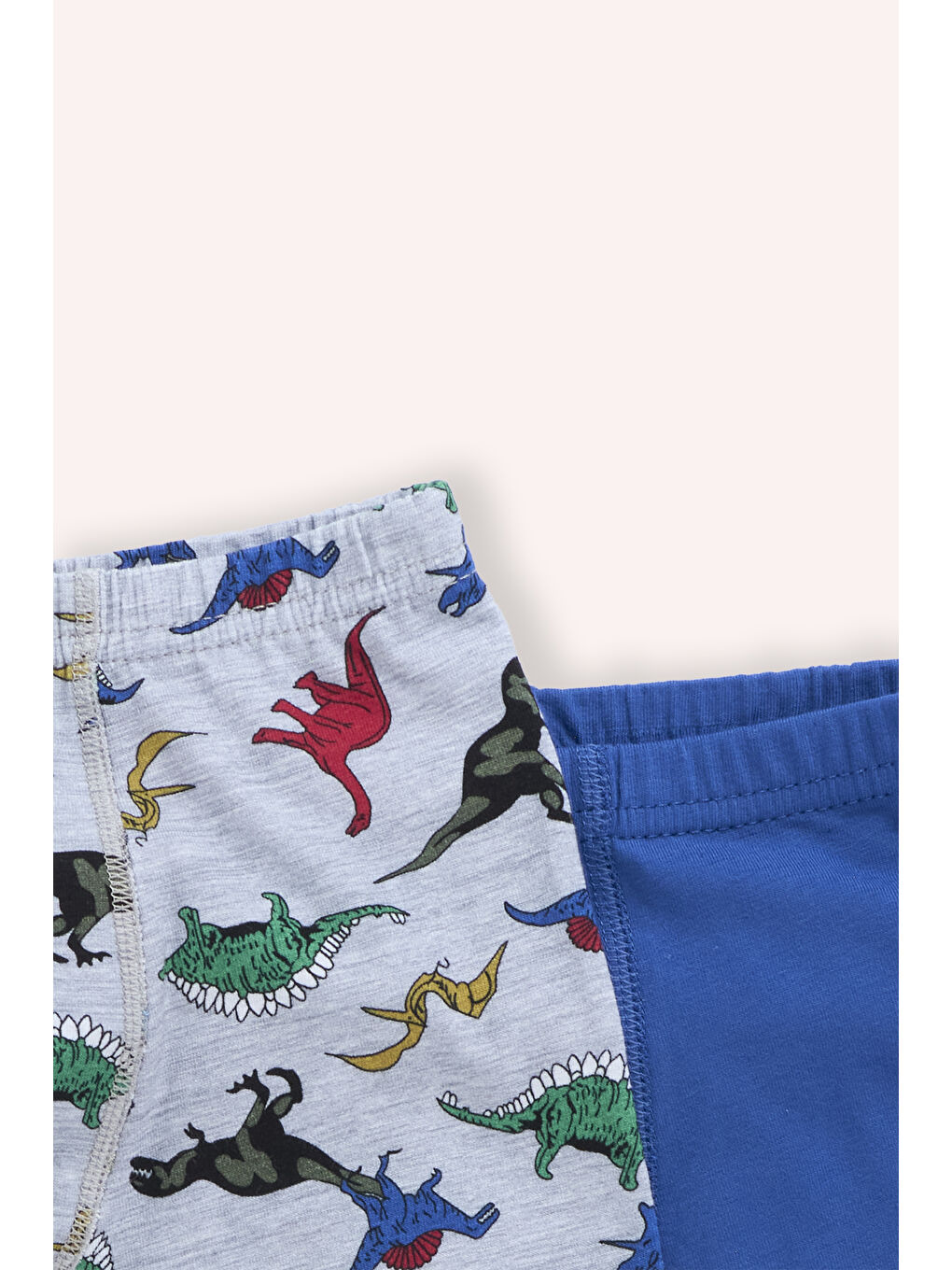 Karışık Erkek Çocuk Dinozor Desenli 3'lü Boxer-2