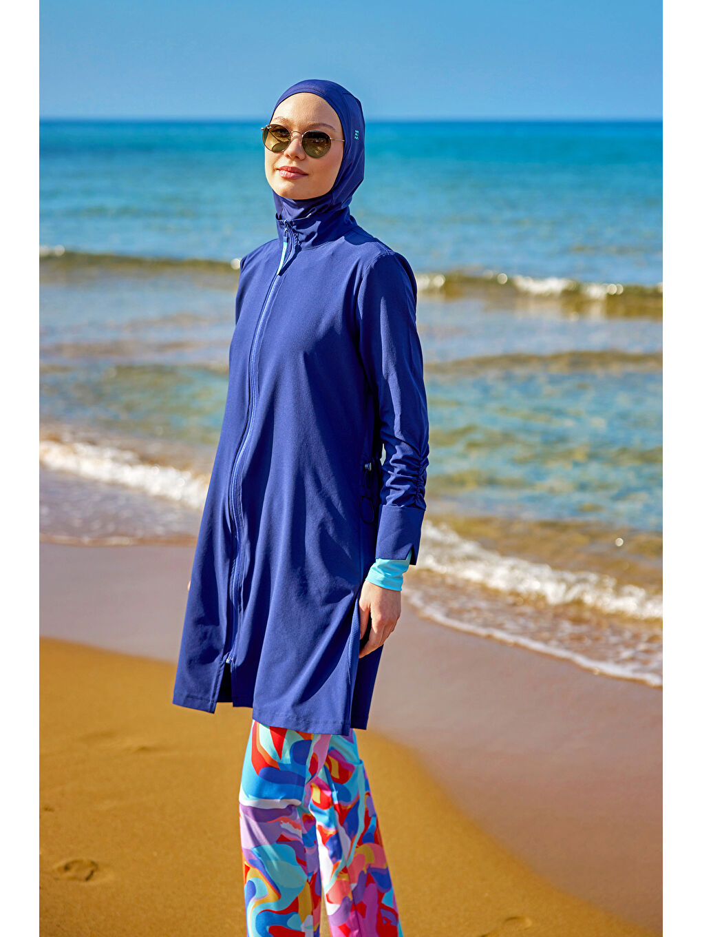 Siyah Tam Kapalı Tesettür Mayo M2505