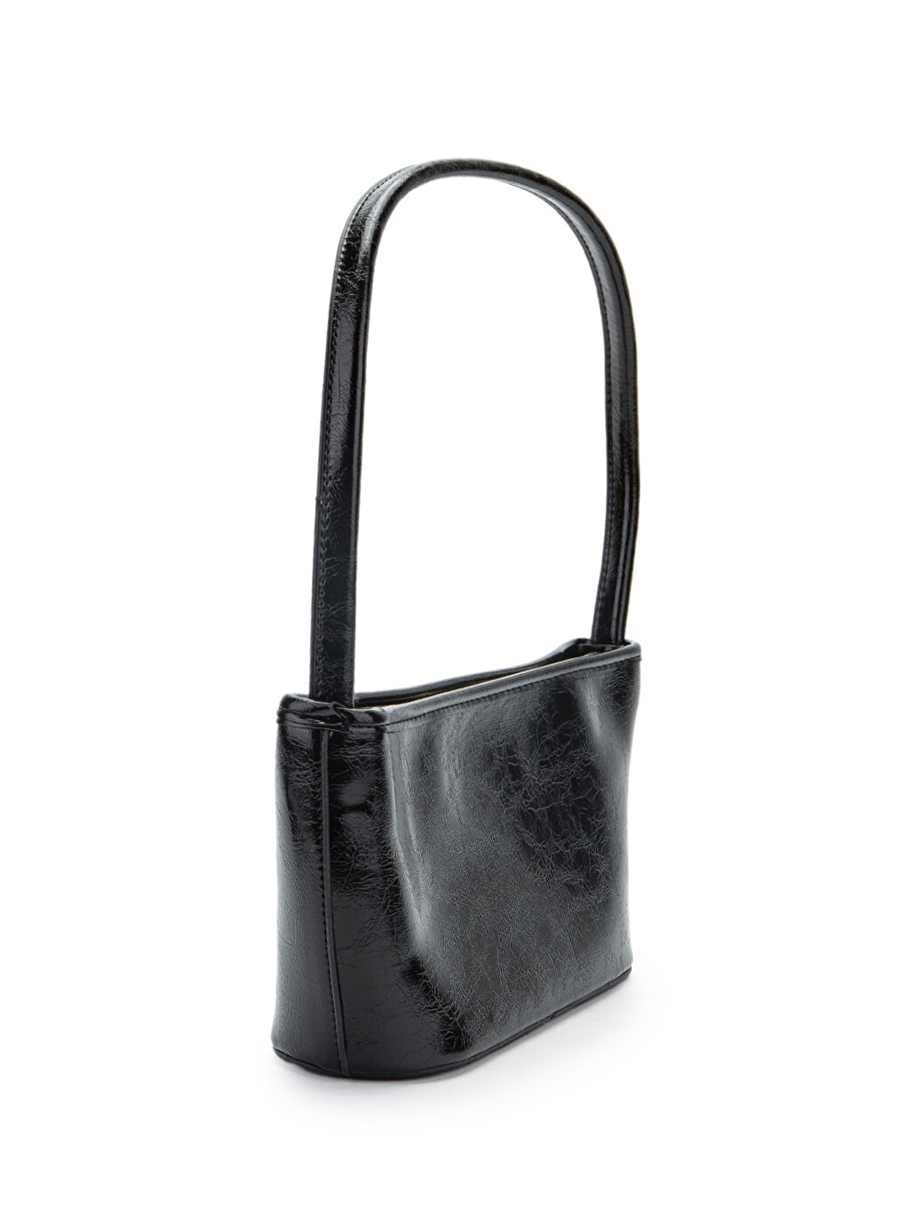 Suni Deri Baget Kadın Kol Çanta Blanca Siyah-2