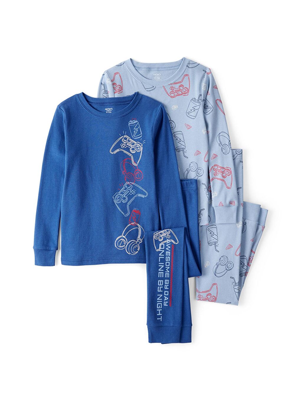 Erkek Çocuk Mavi Pijama Set