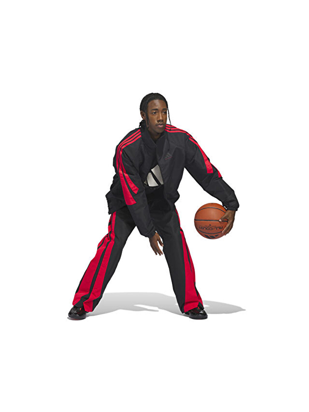 Adidas Wv Pants Erkek Basketbol Eşofman Altı Ka2077 Siyah-7