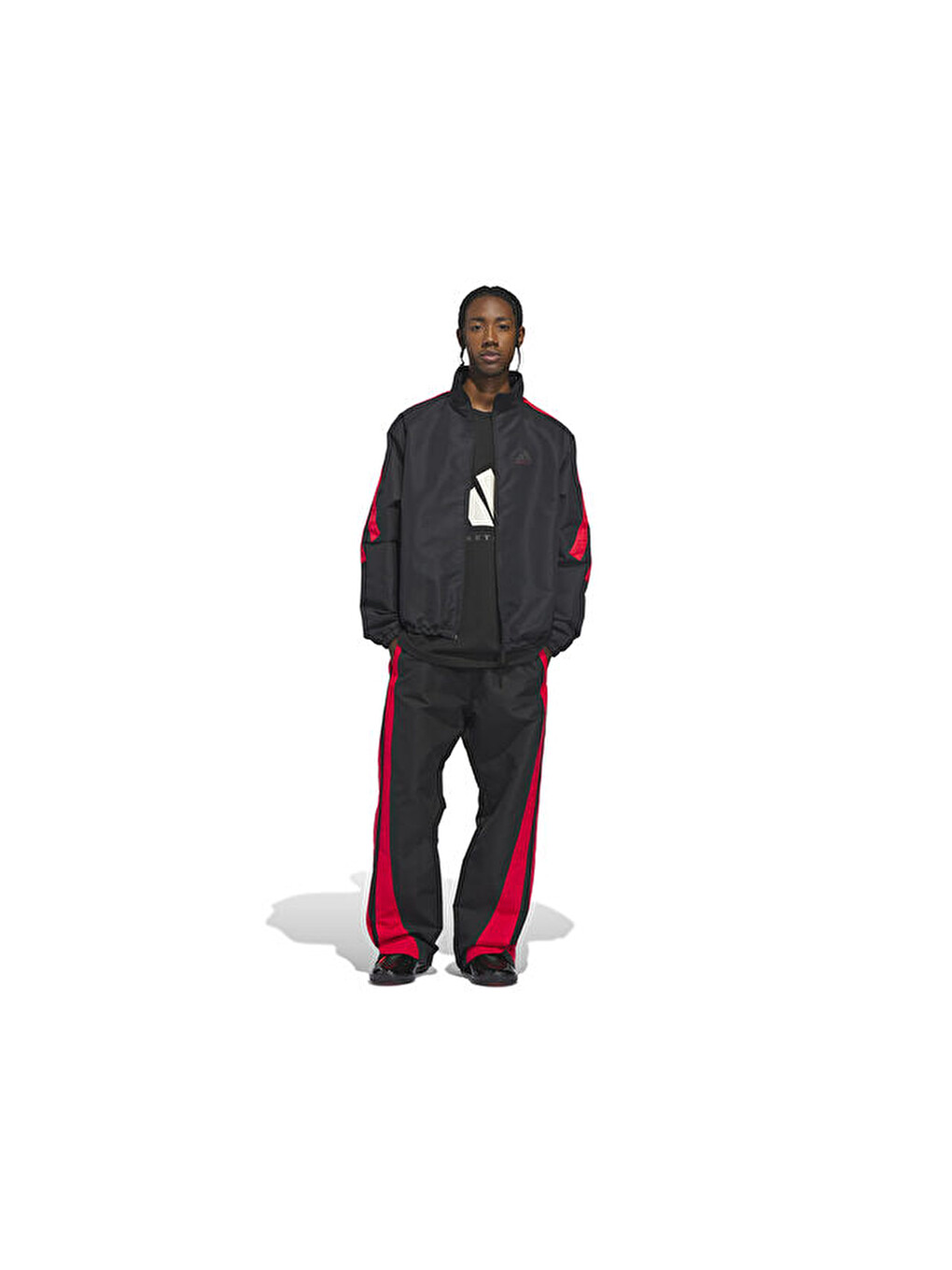Adidas Wv Pants Erkek Basketbol Eşofman Altı Ka2077 Siyah-8