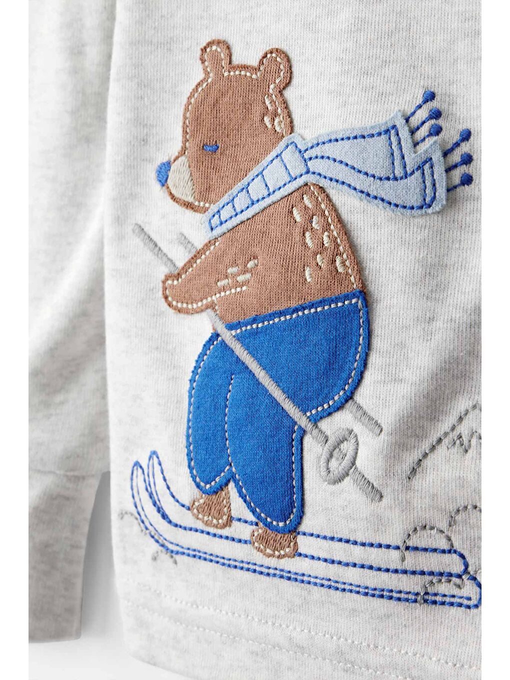 Erkek Çocuk Ekru Pijama Set-1