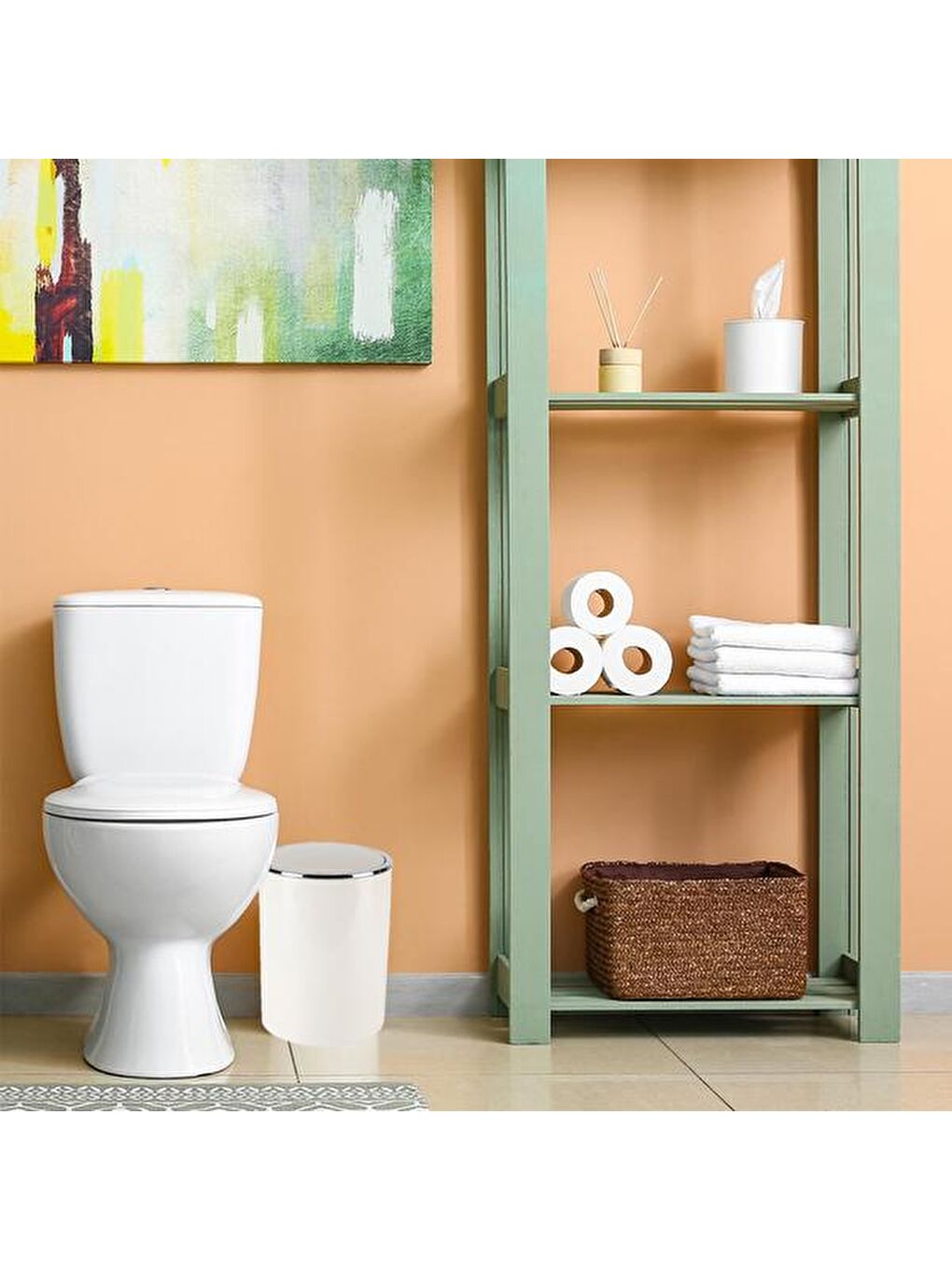 Lenox Çöp Kovası - Bej - 6 lt-1