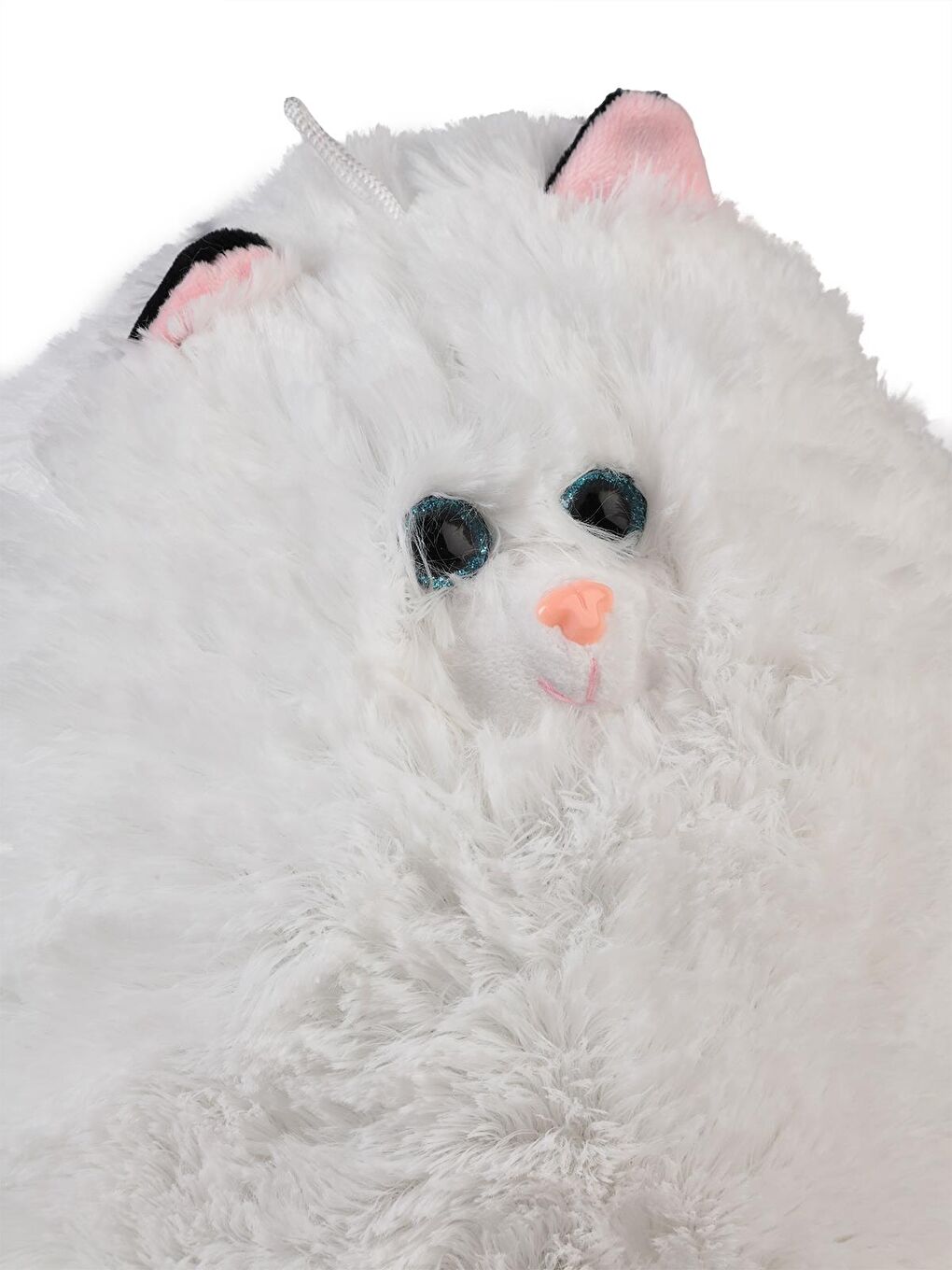 40 Cm Obez Kedi - Beyaz Standart-2