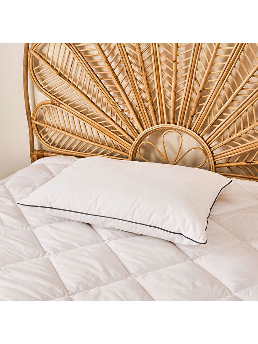 Soft Pamuk Microjel Yastık - Beyaz - 50x70 cm-2