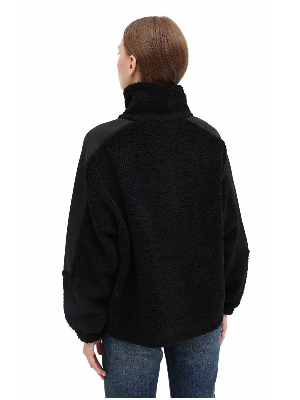 WL CHEN 6GF749 5PR Siyah Kadın Mont-1