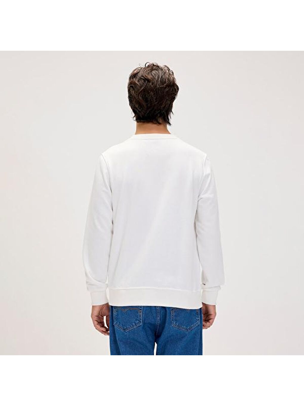 Splashy Erkek Beyaz Sweatshirt-3