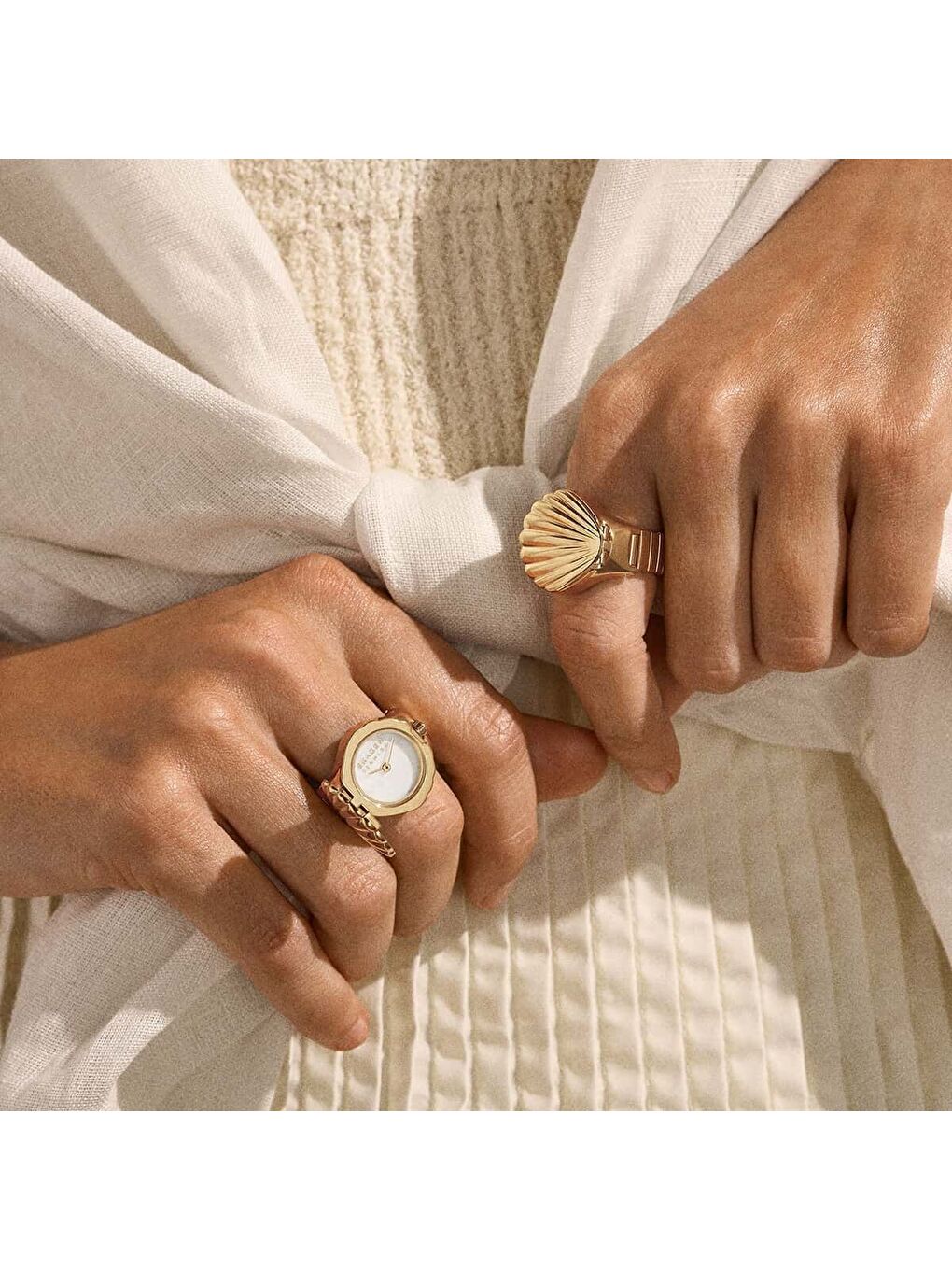 Sarı SKW3180 Kadın Yüzük Saat-5