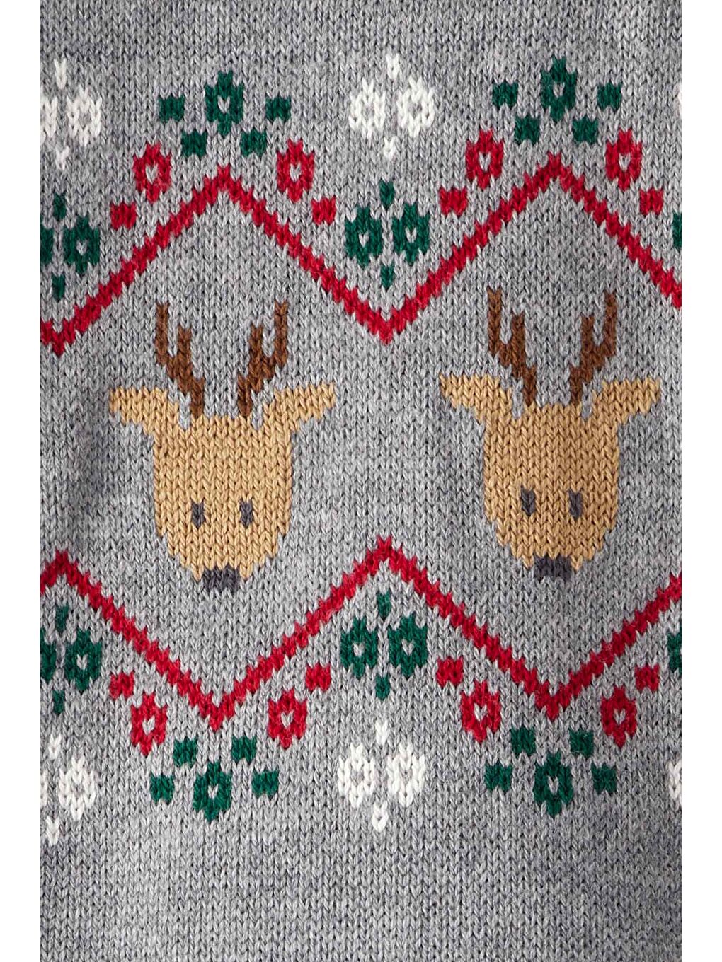 Erkek Bebek Gri Tulum-1