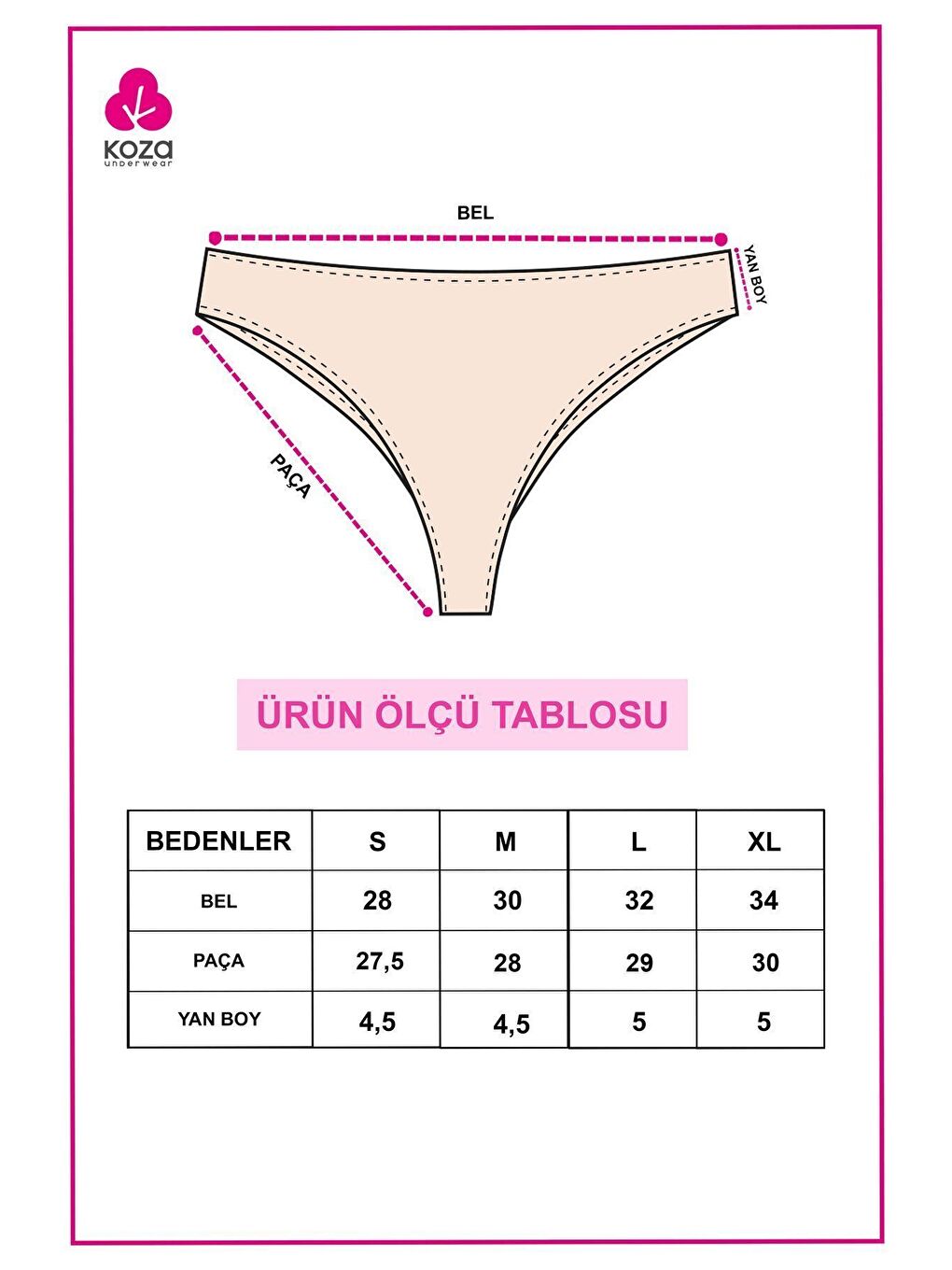 Mercan Kadın 5 li Elastanlı Brazilian Külot-1