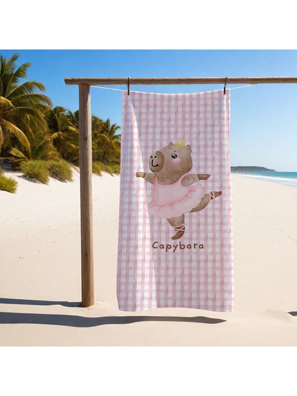 Karışık Desenli Hızlı Kuruyan 75x150 cm Plaj Havlusu – Baskılı