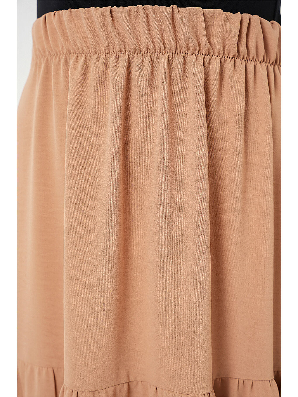 Bej Kadın Ayrobin Uzun Etek 8048 - Bisküvi-4