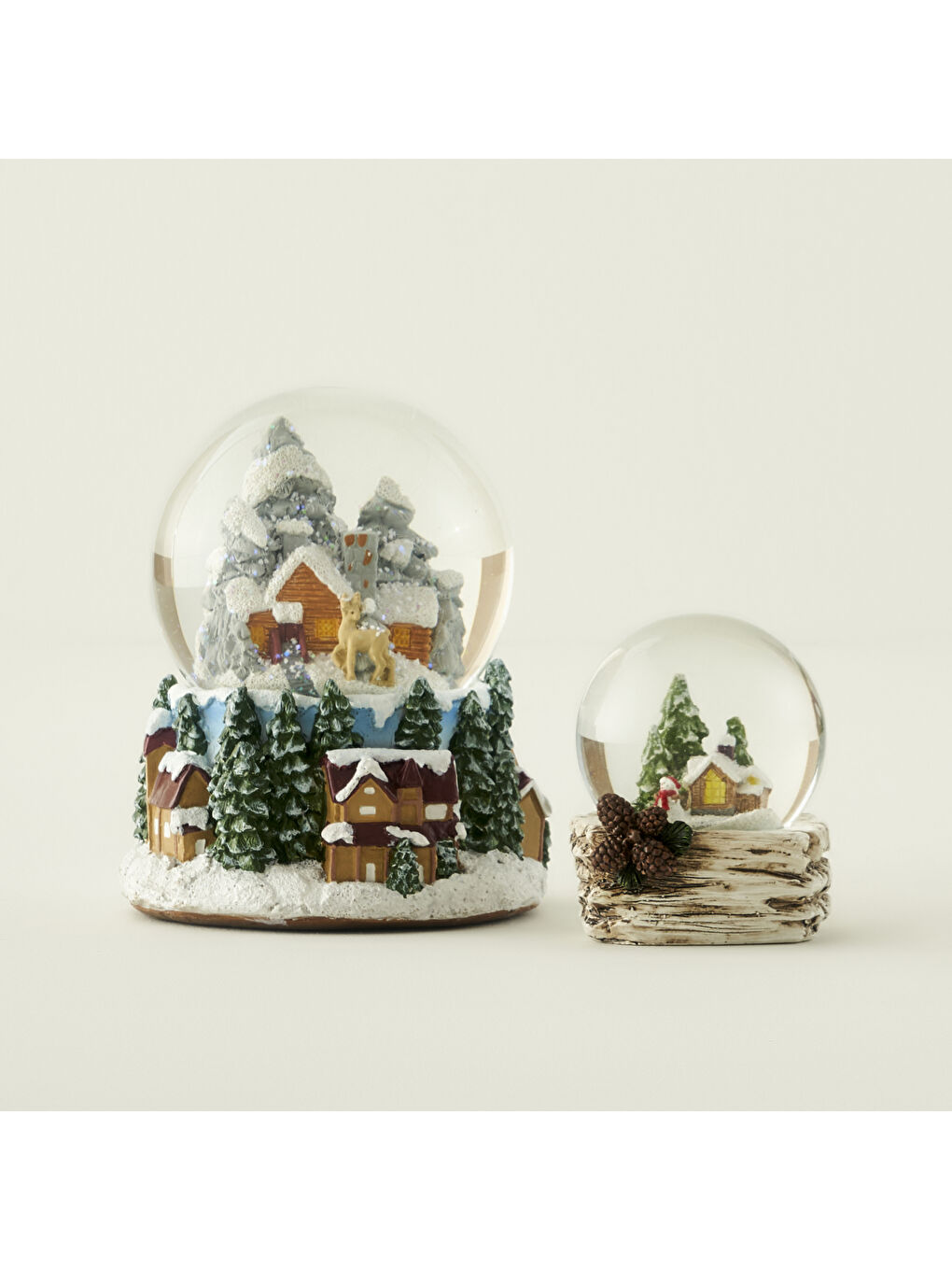 Karışık Snow Ball Yılbaşı Kar Küresi (11x11x15 cm)-4