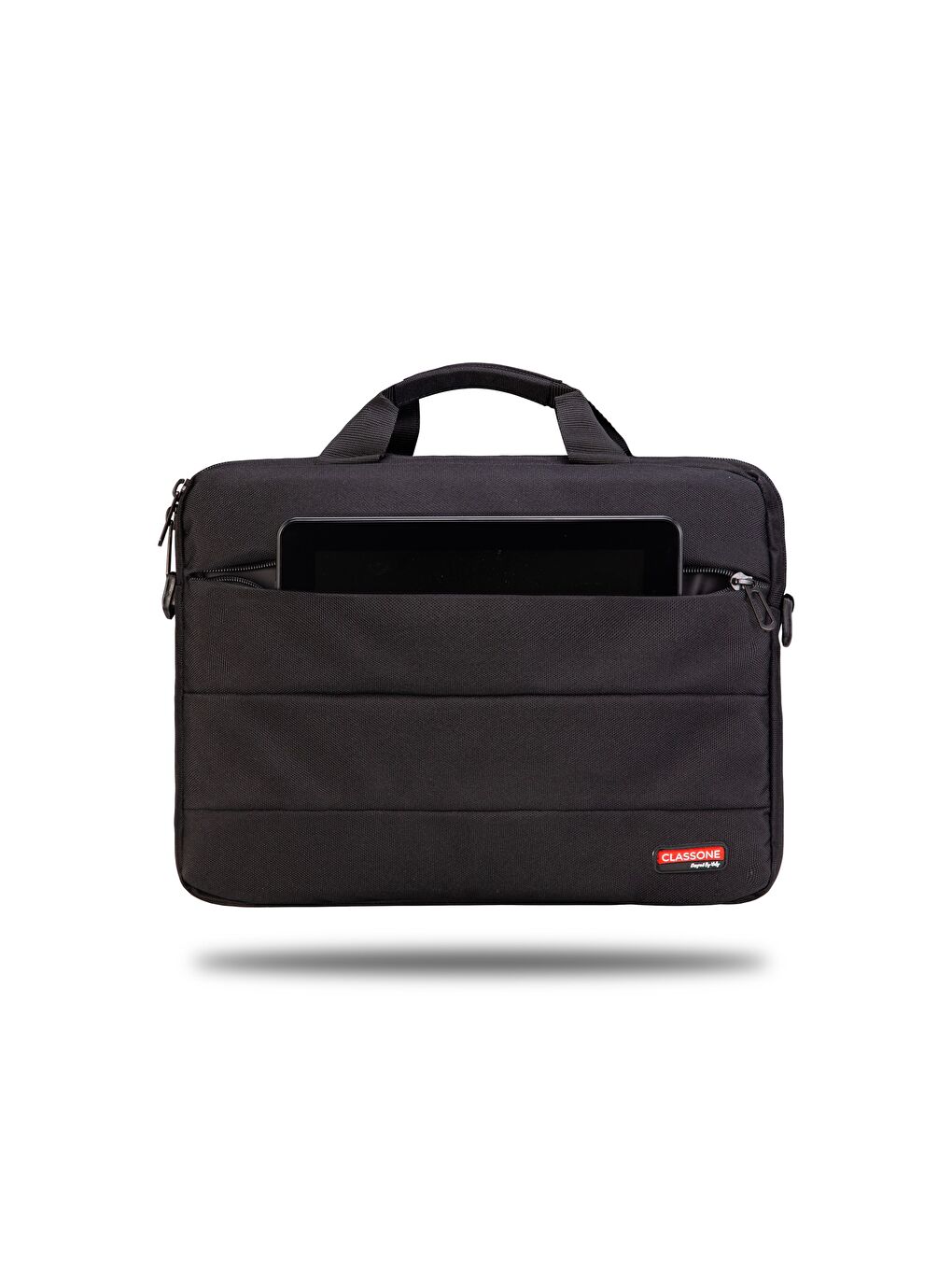 Romeo Serisi TL2400 1 3-14 Inch Uyumlu Su Geçirmez Kumaş Laptop Notebook El Çantası Siyah-6