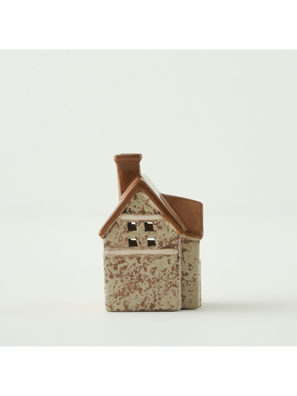 Kahverengi Home Yılbaşı Ledli Aydınlatma Kiremit (8x8x12 cm)-3