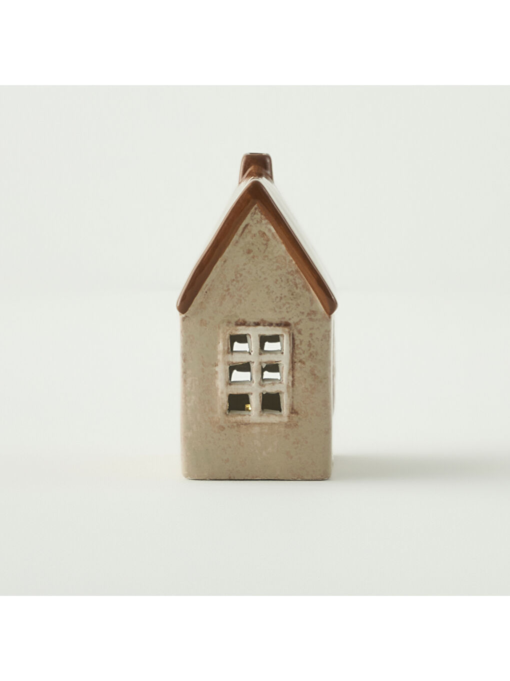 Kahverengi Home Yılbaşı Ledli Aydınlatma Kiremit (11x6x12 cm)-3