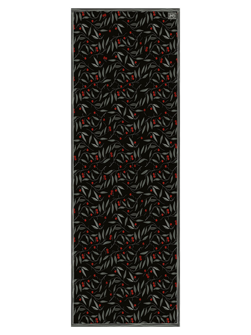 Siyah Deluxe Summer Şal Red Berries-1