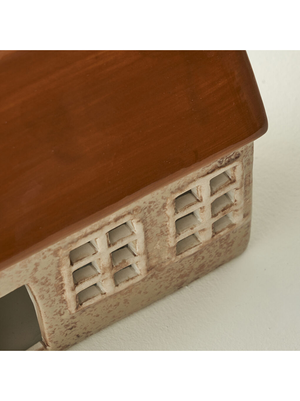 Kahverengi Home Yılbaşı Ledli Aydınlatma Kiremit (11x6x12 cm)-4