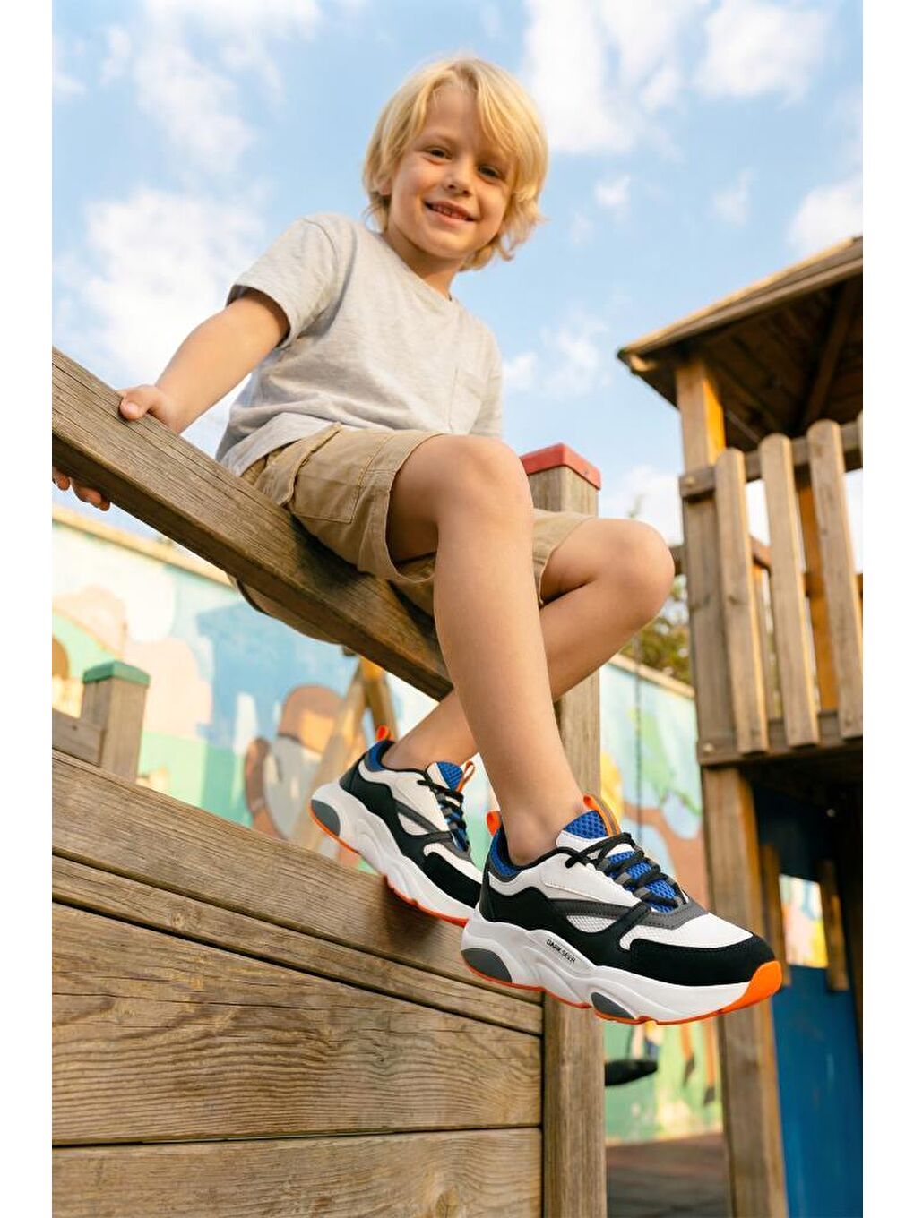 Beyaz KİDS DS E 1838 Sneaker 2025 Erkek Çocuk-3