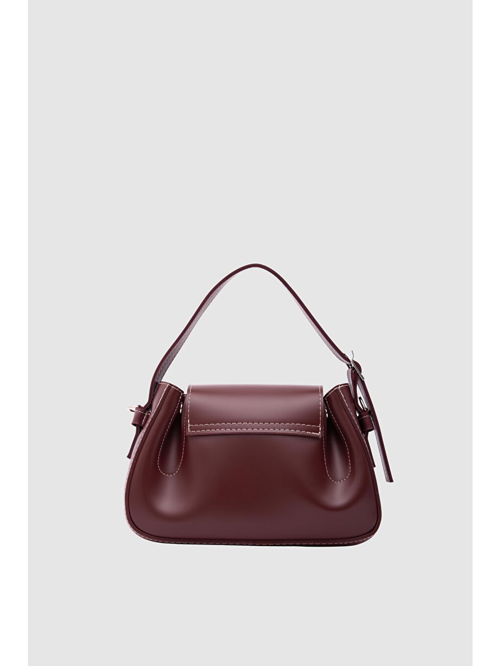 Lover Oval Çapraz Çanta Bordo-2