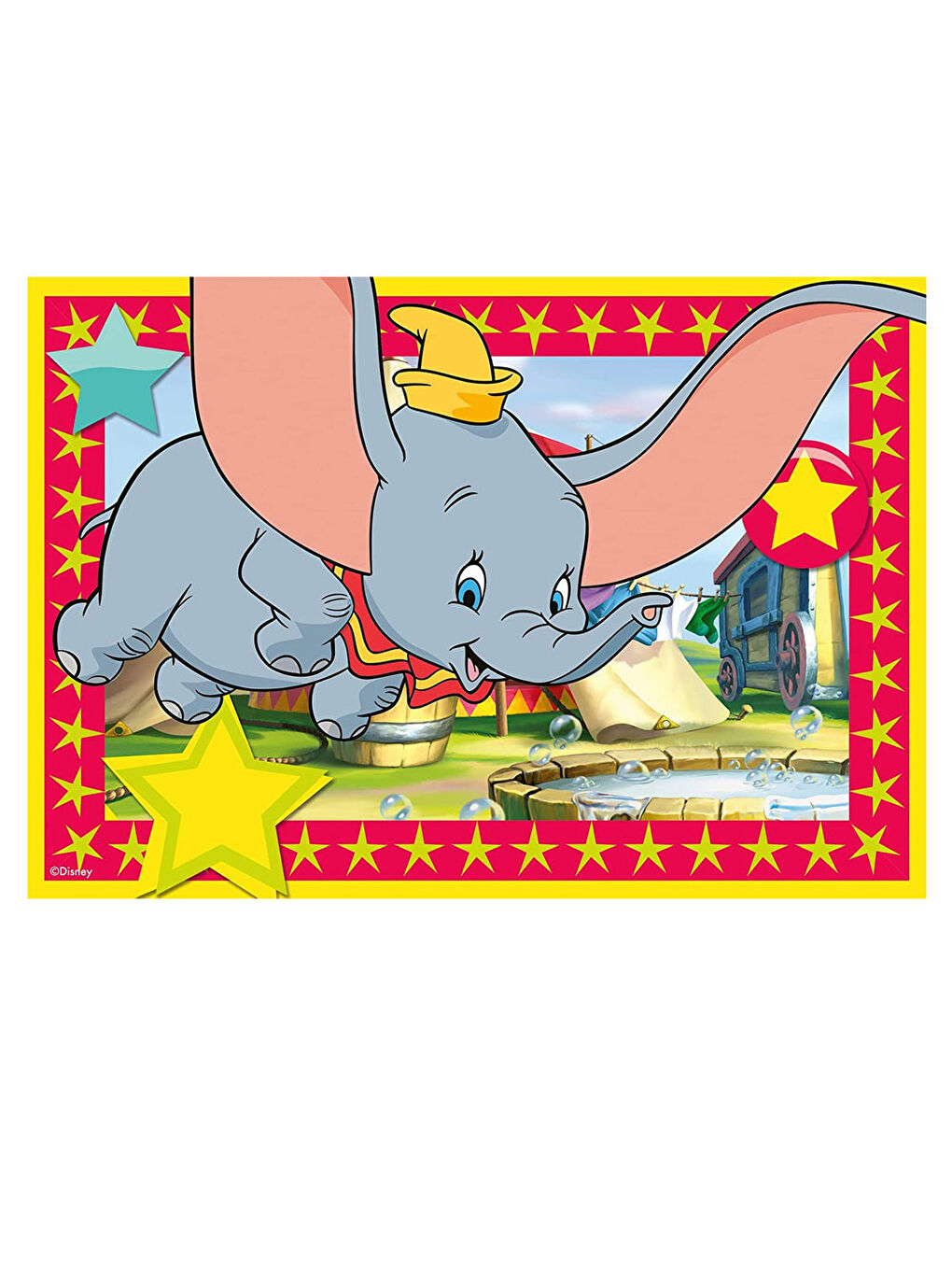 2x12 Parça Puzzle WD Hayvanlar 55753-1