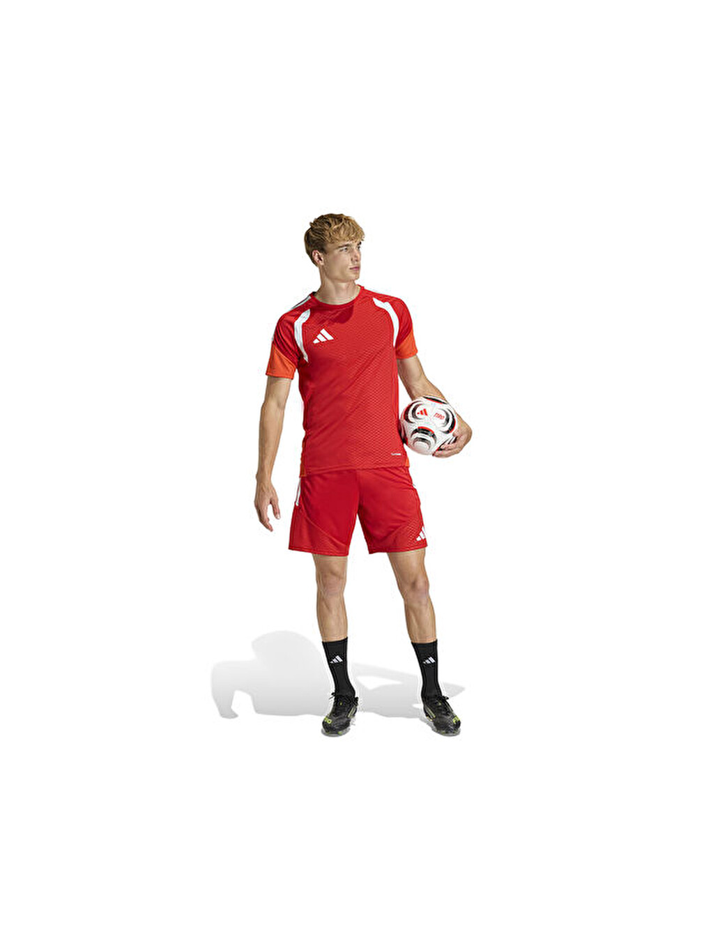 Tiro 26 Competition Sho Erkek Futbol Şortu Ka7639 Kırmızı-5
