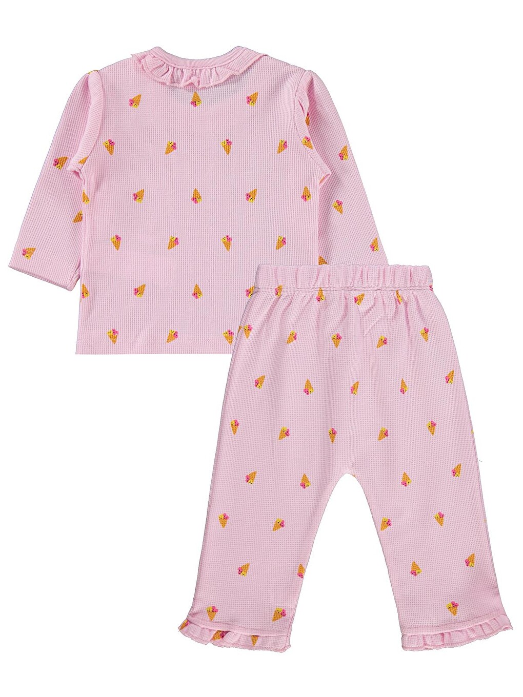 Baby Dondurma Empirme 6-18 Ay Pijama Takımı - Pembe-2