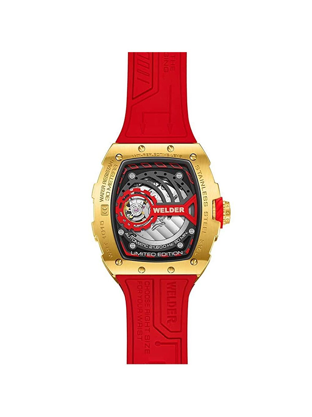 Kırmızı WRT1015 Erkek Kol Saati-2