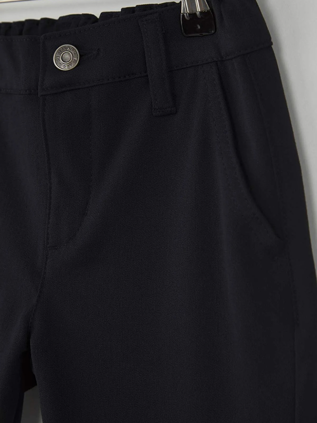 Lacivert Erkek Çocuk Basic Regular Okul Dokuma Pantolon-1