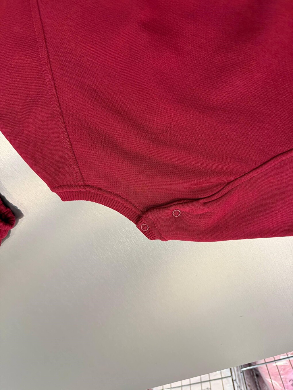 Karışık Çocuk Pamuklu Ayıcık Nakışlı Bordo Sweatshirt Ve Eşofman Altı Takımı-3