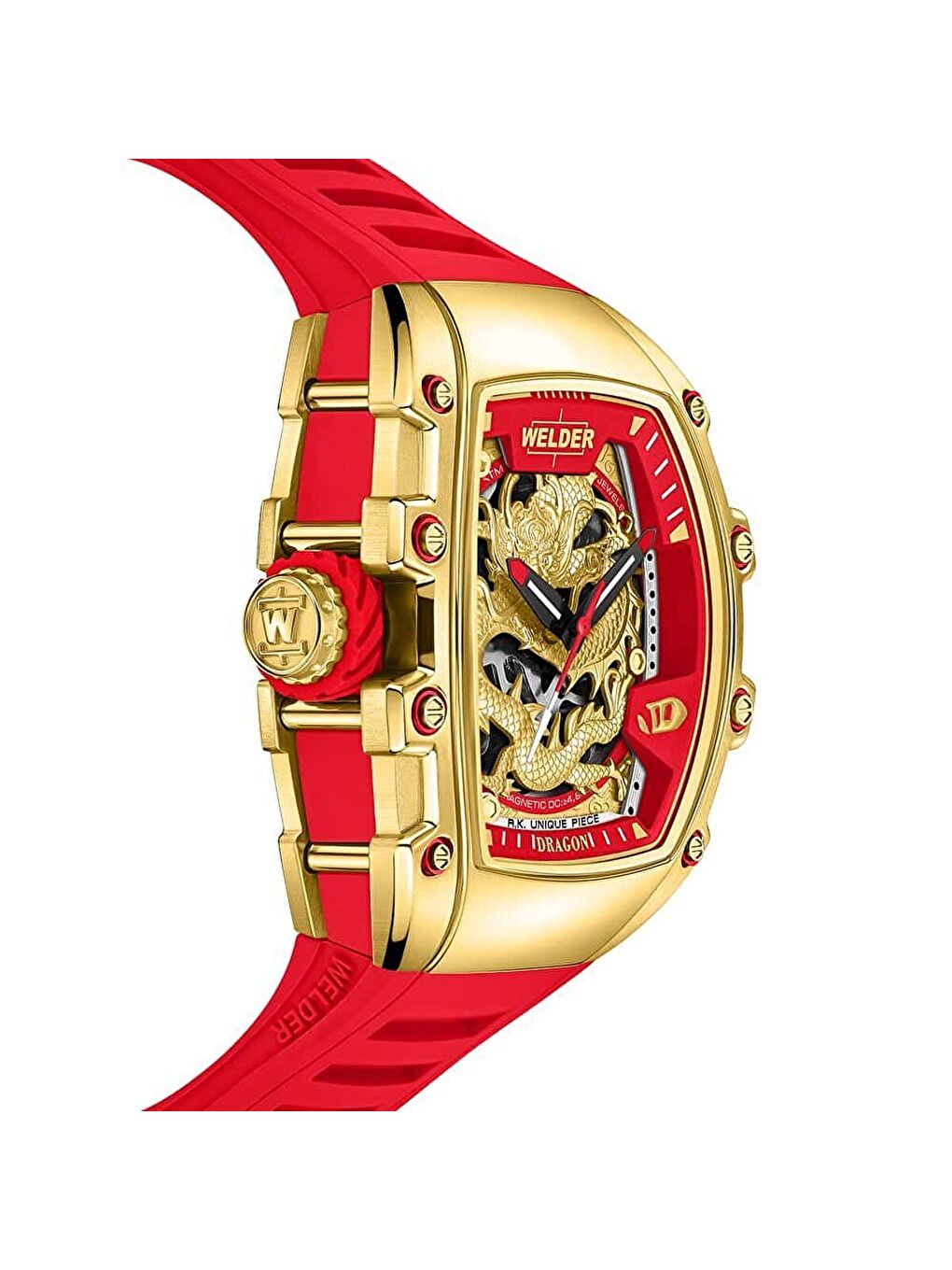 Kırmızı WRT1015 Erkek Kol Saati-4