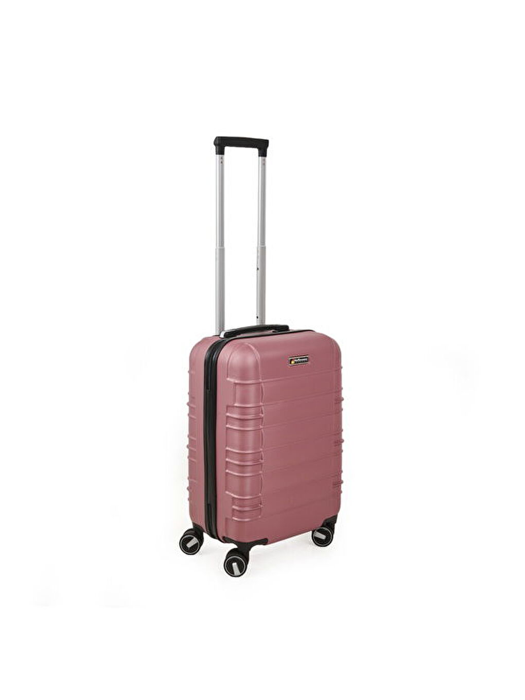 Pembe Travel Star Kabin Boy ABS Valiz - Gülkurusu - 57x37x23 cm-1