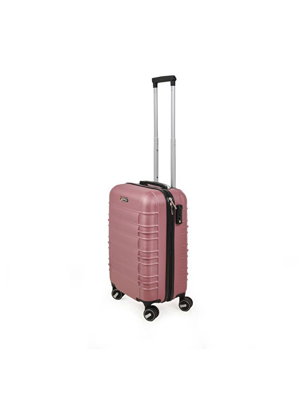 Pembe Travel Star Kabin Boy ABS Valiz - Gülkurusu - 57x37x23 cm-2